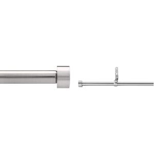 Umbra Cappa Adjustable Curtain Rods for Windows (72-144 inches) – Nickel