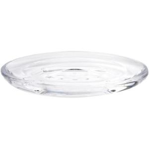 Umbra Droplet Acrylic Soap Dish Container For Bathroom – Acrylic Soap Bar Holder For Bath Sink – Nicely Fits Into Amenity Tray and Holds the Soap Bar Preventing It From Dirt and Ensures Zero Waste