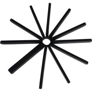 Umbra Fanfare Silicone Trivet (Set of 2), Black