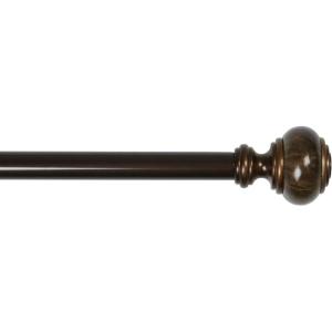 Umbra Marbello Curtain Rod for Window, 36 to 72-Inches, Pewter(Bronze)