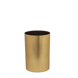 Umbra Metalla 4.75-Gallon(18L) Trash Can, Matte, Brass Look(Brass)