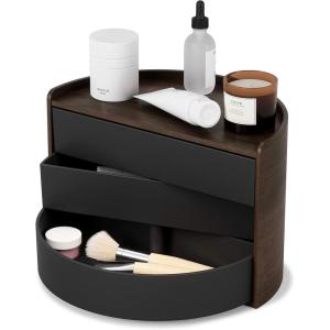 Umbra Moona Storage Box Black/Walnut
