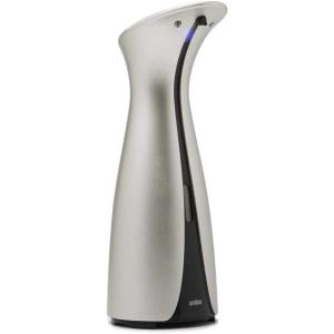 Umbra Otto Automatic Soap Dispenser Touchless, Hands Free Pump for Kitchen or Bathroom, 8.5 oz, Black(Nickel)