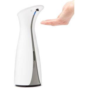 Umbra Otto Automatic Soap Dispenser Touchless, Hands Free Pump for Kitchen or Bathroom, 8.5 oz, Black(White)