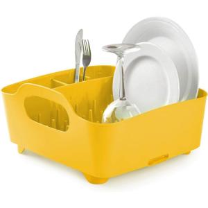 Umbra Tub Dish Rack, Charcoal (330590-149)(Canary Yellow)