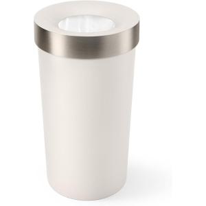 Umbra Vento Kitchen Trash Can with Open Top, Large 16-Gallon (62 L) Capacity, Sand(Sand)