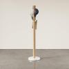 Umbra Flapper Coat Rack, Clothing Hanger, Umbrella Holder, and Hat Organizer, Great for Entryway, Black/Walnut (320361-048)(White/Natural)