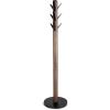 Umbra Flapper Coat Rack, Clothing Hanger, Umbrella Holder, and Hat Organizer, Great for Entryway, Black/Walnut (320361-048)(Black/Walnut)