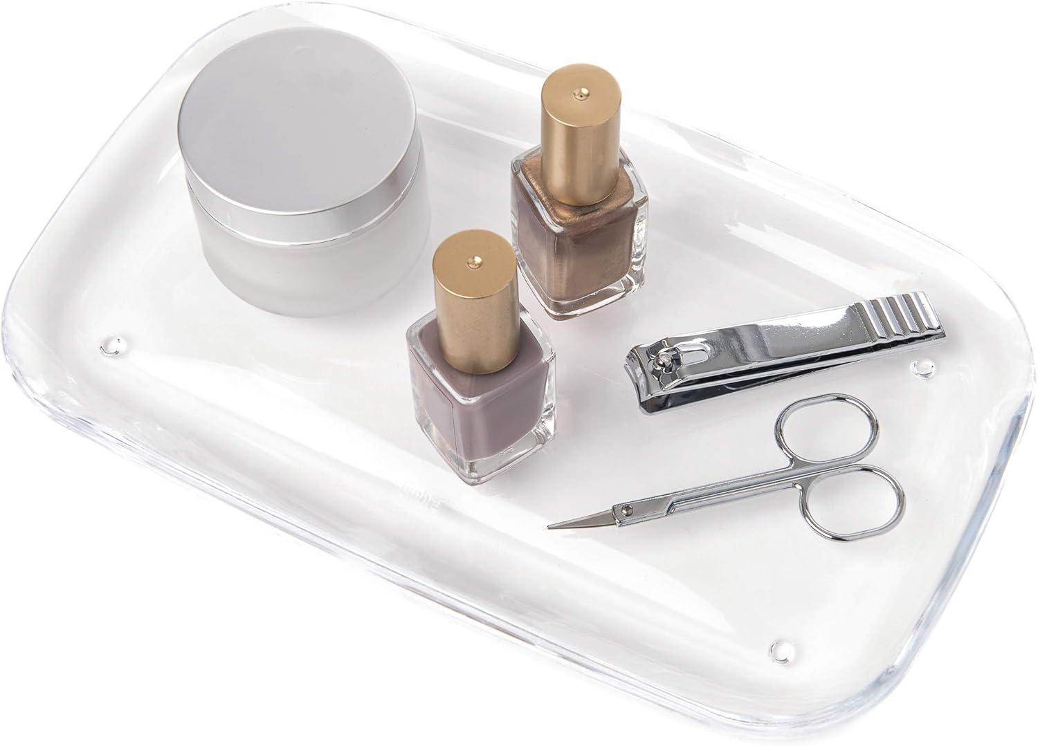 image:imageUmbra Droplet Tray Jewelry DisplayHolder Bathroom AccessoryAmenity Holder Clear Acrylic Looks Like Glass98 x 59 x 08 Pack of 3