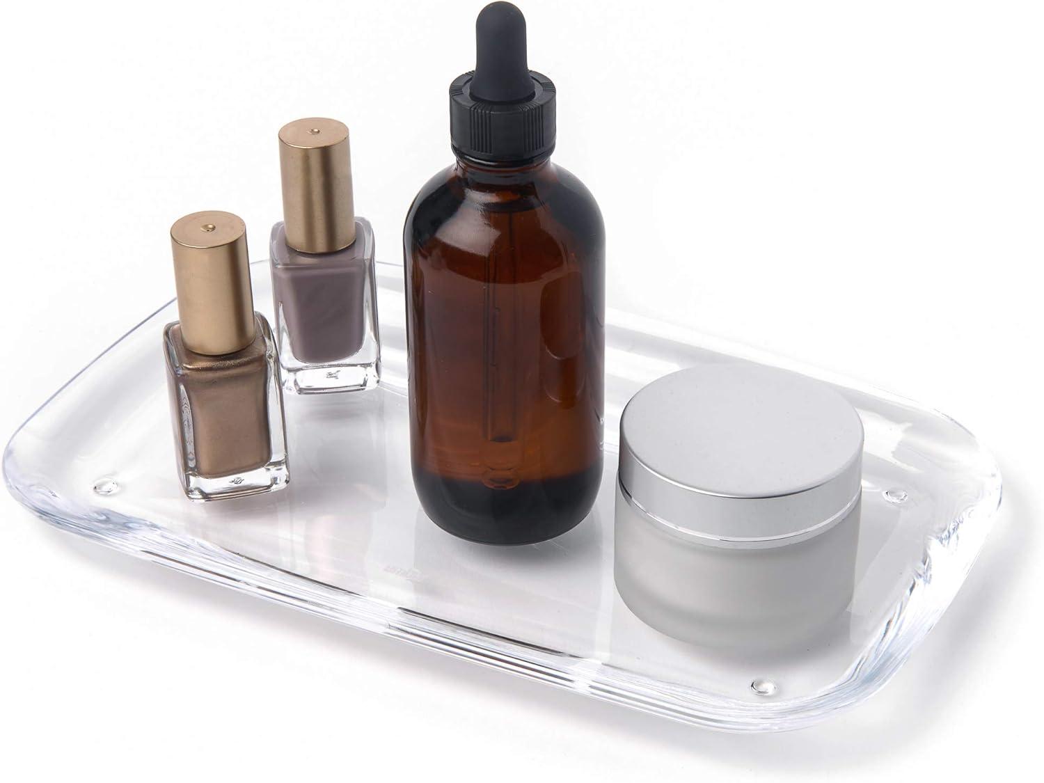 image:imageUmbra Droplet Tray Jewelry DisplayHolder Bathroom AccessoryAmenity Holder Clear Acrylic Looks Like Glass98 x 59 x 08 Pack of 3