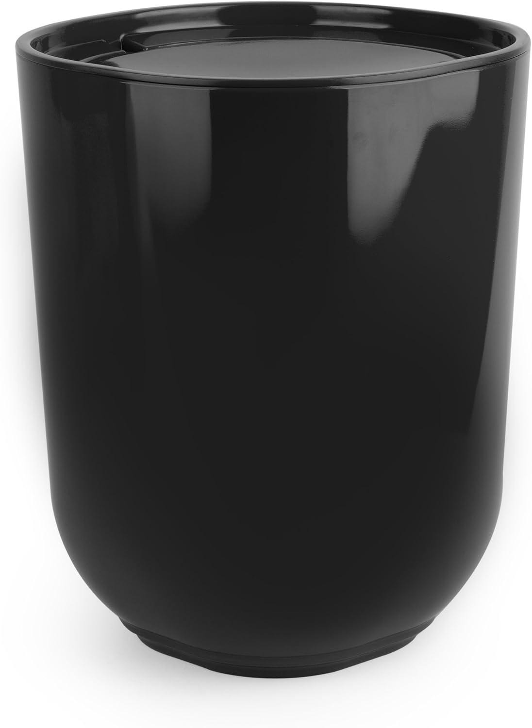 image:imageUmbra Step SwingTop Waste Can BlackBlack