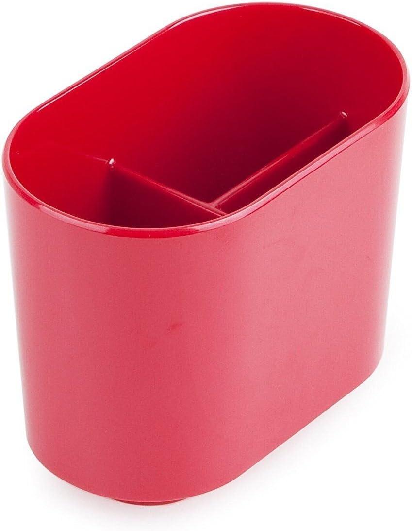 image:imageUmbra Step SwingTop Waste Can BlackRed