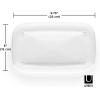 Umbra Droplet Tray Jewelry Display/Holder, Bathroom Accessory/Amenity Holder – Clear Acrylic, Looks Like Glass(9.8″ x 5.9″ x 0.8″)