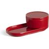 Umbra Step Swing-Top Waste Can, Black(Red)
