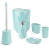 Umbra Step Swing-Top Waste Can, Black(Surf Blue)