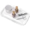 Umbra Droplet Tray Jewelry Display/Holder, Bathroom Accessory/Amenity Holder – Clear Acrylic, Looks Like Glass(9.8″ x 5.9″ x 0.8″)