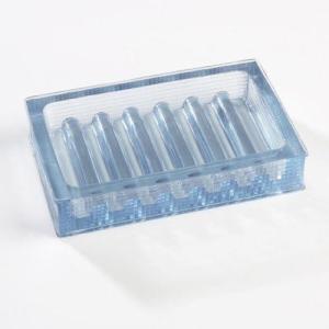 Umbra Veil Soap Dish, Translucent Blue(Translucent Blue)