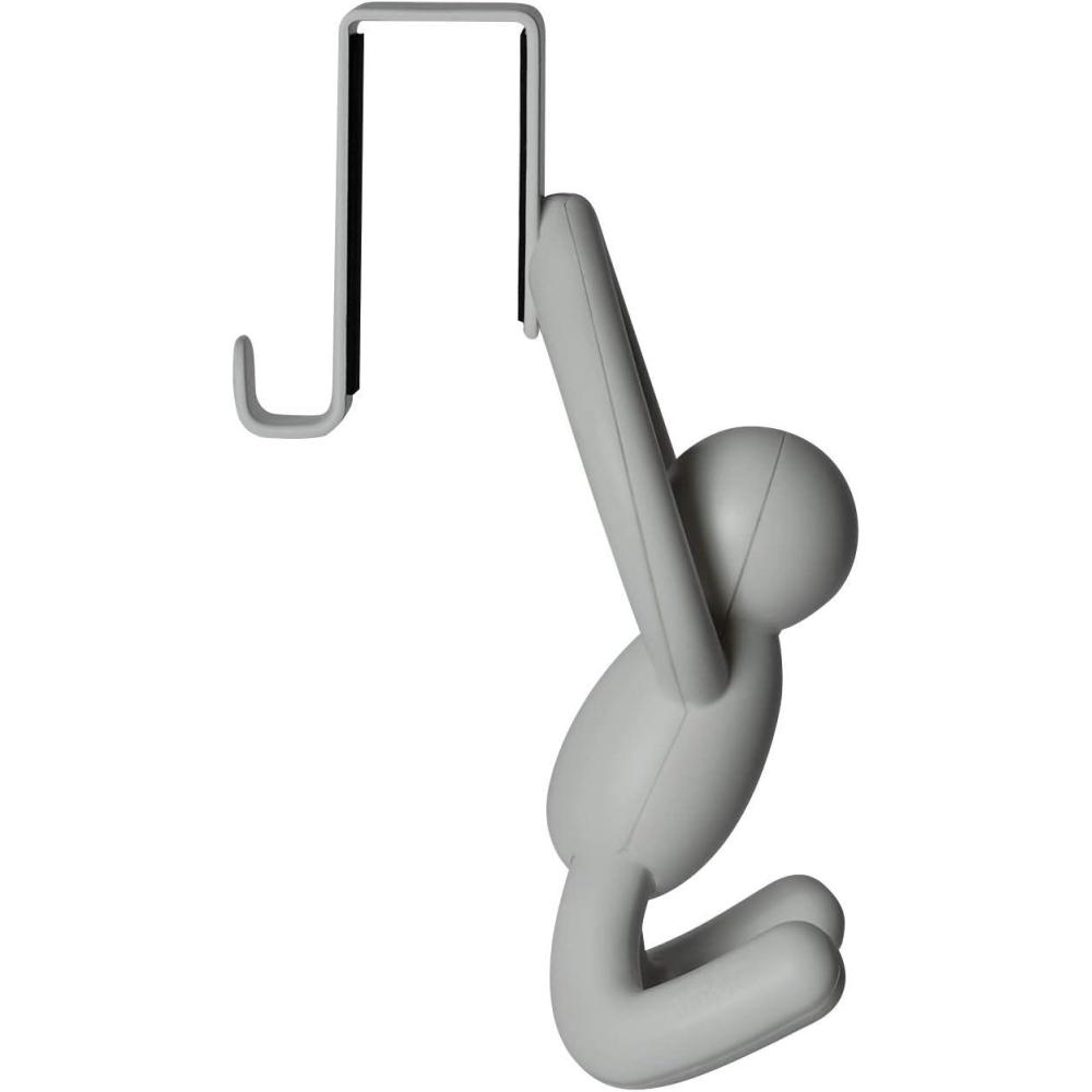 image:imageUmbra Buddy SpaceSaving Over The Cabinet Storage Hooks Kitchen and Bathroom OrganizerGray