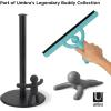 Umbra Buddy Paper Towel Holder Stand for Kitchen Countertop, Black(Black)