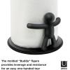 Umbra Buddy Paper Towel Holder Stand for Kitchen Countertop, Black(Black)