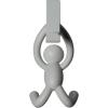 Umbra Buddy Space-Saving Over The Cabinet Storage Hooks, Kitchen and Bathroom Organizer(Gray)