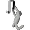 Umbra Buddy Space-Saving Over The Cabinet Storage Hooks, Kitchen and Bathroom Organizer(Gray)