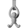 Umbra Buddy Space-Saving Over The Cabinet Storage Hooks, Kitchen and Bathroom Organizer(Gray)