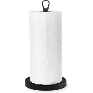 Ribbon Paper Towel Holder, Black/Black(Black/Black)