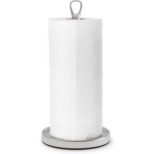 Ribbon Paper Towel Holder, Black/Black(Nickel/Grey)