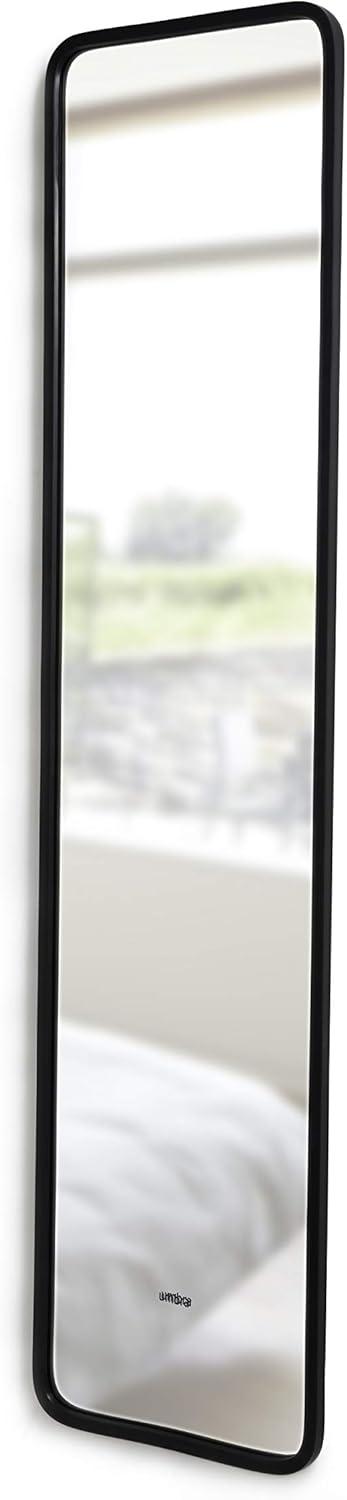 image:imageUmbra Hub Mirror with Rubber Frame Modern Style for Bedroom Bathroom Entryway and More Black62L x 145W