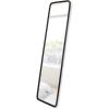 Umbra Hub Mirror with Rubber Frame, Modern Style for Bedroom, Bathroom, Entryway and More, Black(62″L x 14.5″W)