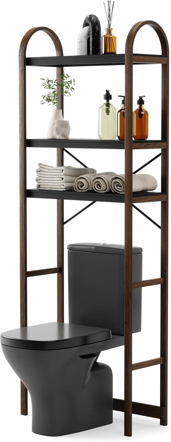 image:imageUmbra Bellwood ThreeTier Shelf Book Case Display with 3 Shelves WhiteNaturalBlackWalnut