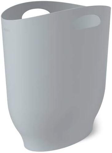 image:imageUmbra Harlo 24 Gallon White Sleek amp Stylish Bathroom Trash Can Small Garbage Bin Wastebasket for Narrow Spaces at Home or Office 212 Gallon Capacity 231012181660Gray