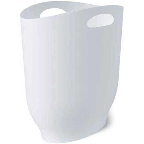 image:imageUmbra Harlo 24 Gallon White Sleek amp Stylish Bathroom Trash Can Small Garbage Bin Wastebasket for Narrow Spaces at Home or Office 212 Gallon Capacity 231012181660White