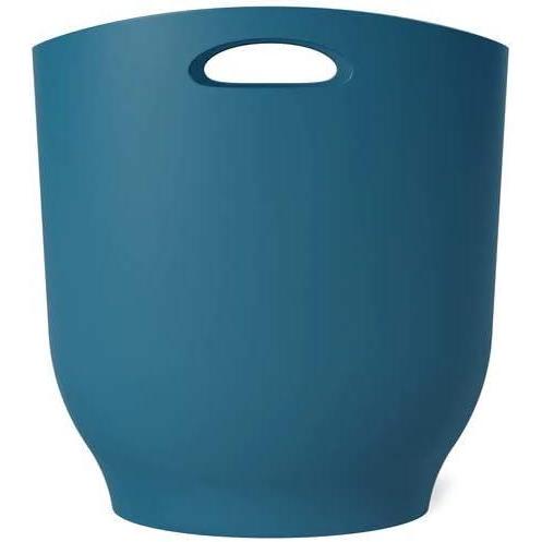 image:imageUmbra Harlo 24 Gallon White Sleek amp Stylish Bathroom Trash Can Small Garbage Bin Wastebasket for Narrow Spaces at Home or Office 212 Gallon Capacity 231012181660Lagoon Blue