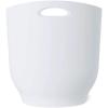 Umbra Harlo, 2.4 Gallon, White Sleek & Stylish Bathroom Trash Can, Small Garbage Bin Wastebasket for Narrow Spaces at Home or Office, 2-1/2 Gallon Capacity, 2.3-1012181-660(White)
