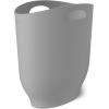 Umbra Harlo, 2.4 Gallon, White Sleek & Stylish Bathroom Trash Can, Small Garbage Bin Wastebasket for Narrow Spaces at Home or Office, 2-1/2 Gallon Capacity, 2.3-1012181-660(Gray)