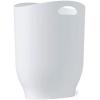 Umbra Harlo, 2.4 Gallon, White Sleek & Stylish Bathroom Trash Can, Small Garbage Bin Wastebasket for Narrow Spaces at Home or Office, 2-1/2 Gallon Capacity, 2.3-1012181-660(White)
