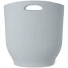Umbra Harlo, 2.4 Gallon, White Sleek & Stylish Bathroom Trash Can, Small Garbage Bin Wastebasket for Narrow Spaces at Home or Office, 2-1/2 Gallon Capacity, 2.3-1012181-660(Gray)