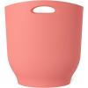 Umbra Harlo, 2.4 Gallon, White Sleek & Stylish Bathroom Trash Can, Small Garbage Bin Wastebasket for Narrow Spaces at Home or Office, 2-1/2 Gallon Capacity, 2.3-1012181-660(Coral)