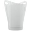 Umbra 082857-661 Garbino Small Trash/Waste Can – Polypropylene – Metallic White