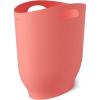 Umbra Harlo, 2.4 Gallon, White Sleek & Stylish Bathroom Trash Can, Small Garbage Bin Wastebasket for Narrow Spaces at Home or Office, 2-1/2 Gallon Capacity, 2.3-1012181-660(Coral)