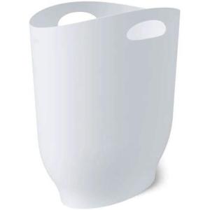 Umbra Harlo, 2.4 Gallon, White Sleek & Stylish Bathroom Trash Can, Small Garbage Bin Wastebasket for Narrow Spaces at Home or Office, 2-1/2 Gallon Capacity, 2.3-1012181-660(White)