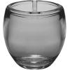 Umbra Droplet Tumbler Durable Acrylic Bathroom Accessories Holder – Modern Functional Clear Glass Tooth Brush Organizer – Perfect for Holding Toothbrushes, Make-up Brushes & Various Bath Items(Smoke)