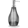 Umbra Droplet Tumbler Durable Acrylic Bathroom Accessories Holder – Modern Functional Clear Glass Tooth Brush Organizer – Perfect for Holding Toothbrushes, Make-up Brushes & Various Bath Items(Smoke)