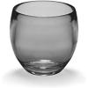 Umbra Droplet Tumbler Durable Acrylic Bathroom Accessories Holder – Modern Functional Clear Glass Tooth Brush Organizer – Perfect for Holding Toothbrushes, Make-up Brushes & Various Bath Items(Smoke)