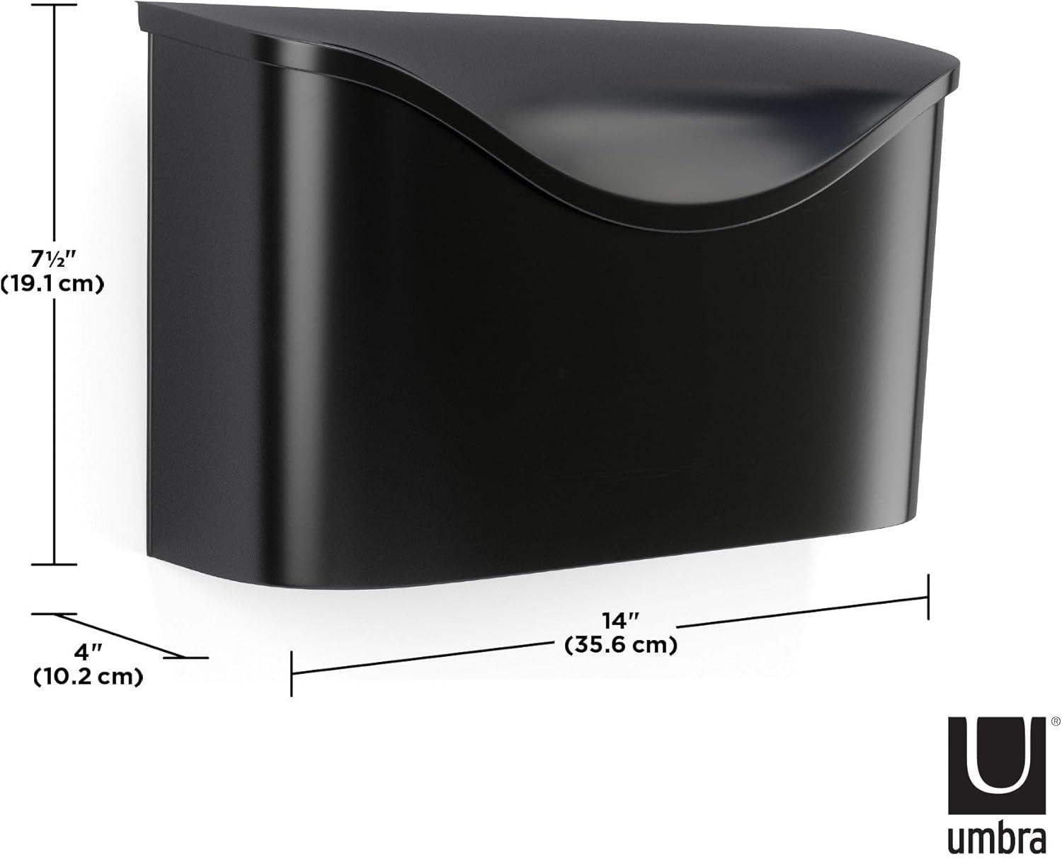 image:imageUmbra Postino Wall Mounted MailboxBlack