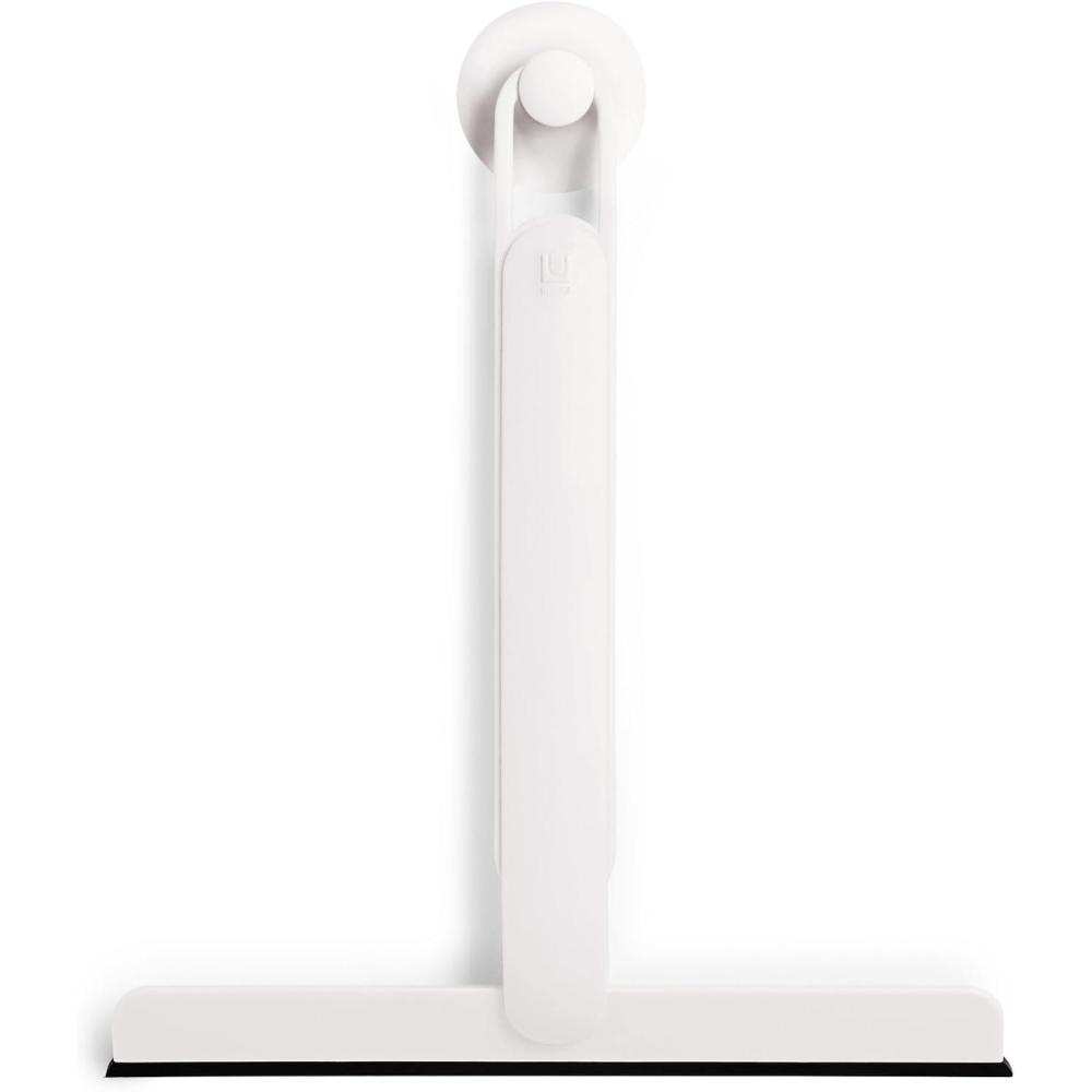 image:imageUmbra Flex Squeegee White RustProof Squeegee with Extending Extra Long Handle and Suction Cup Store in Shower Keep Tiles and Shower Walls Dry and Clean White 10 x 11 x 1 inchesWhite
