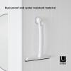 Umbra Flex Squeegee, White Rust-Proof Squeegee with Extending, Extra Long Handle and Suction Cup, Store in Shower, Keep Tiles and Shower Walls Dry and Clean, White, 10¼ x 11½ x 1 ½ inches(White)