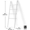 Umbra Leana Ladder, White(White)